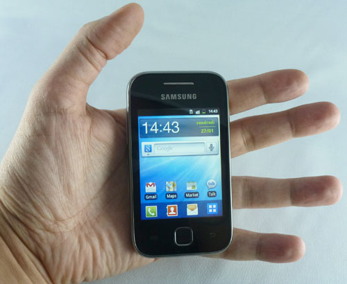 test samsung galaxy Y Android 2.3  Gingerbread Free Mobile