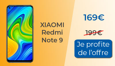 Xiaomi Redmi Note 9 en promo chez RED by SFR