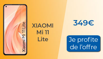 Xiaomi Mi 11 Lite disponible à 349?