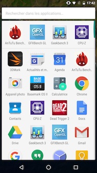 Huawei Nexus 6P interface