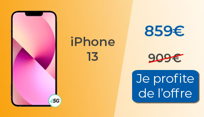 L'iPhone 13 est moins cher chez Fnac