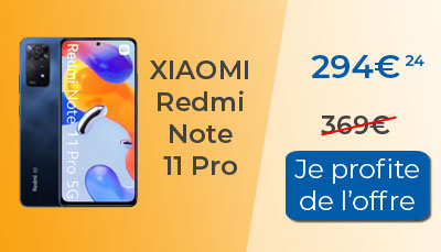 Le Xiaomi Redmi Note 11 Pro 5G est en promotion chez Rakuten