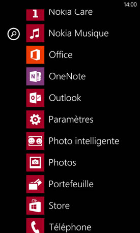 Nokia Lumia 520 : apps