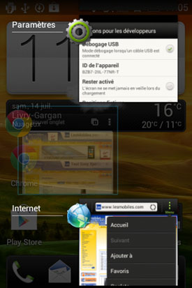 Test HTC Desire C : système d'exploitation + interface utilisateur 