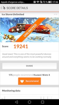 Huawei Mate 8 performances