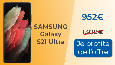 Samsung Galaxy S21 Ultra au meilleur prix chez Rakuten