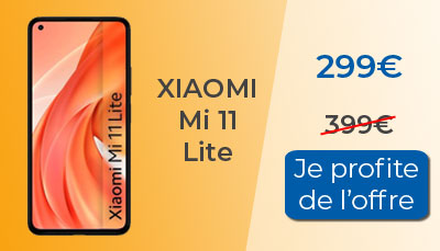 Le Xiaomi Mi 11 Lite est à 299? chez Boulanger