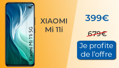 280? de réduction sur le Xiaomi Mi 11i