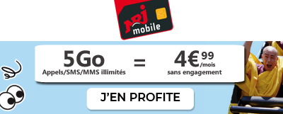 Forfait 5Go NRJ Mobile