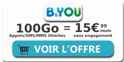 Forfait B&You 100 Go