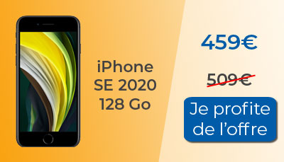 50? de remise sur l'iPhone SE 2020 chez RED by SFR