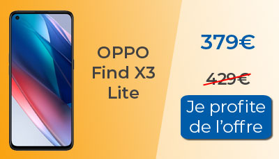 Oppo Find X3 Lite à 279? au lieu de 329? chez RED by SFR