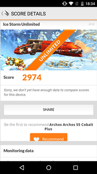 Archos 55 Cobalt Plus : 3Dmark