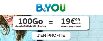 Forfait B&You 100Go