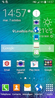 Samsung Galaxy Alpha Touchwiz