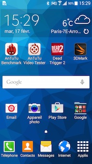 Samsung Galaxy Grand Prime interface