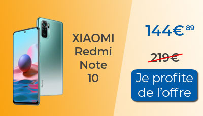 Xiaomi Redmi Note 10 en promo chez Rakuten