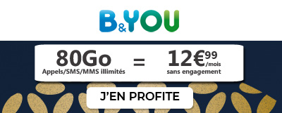 promos forfait 80Go BT