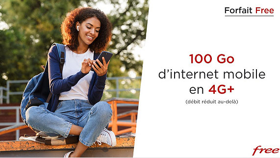 Vente Privéé forfait free 100 Go