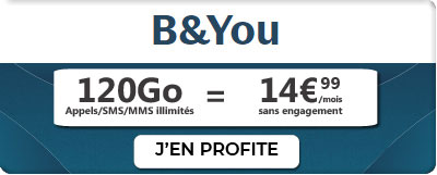 Forfait B&You 120Go à 14.99?