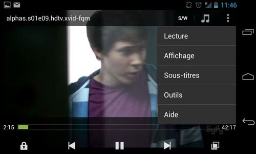 LG Google Nexus 4 : lecteur vidéo