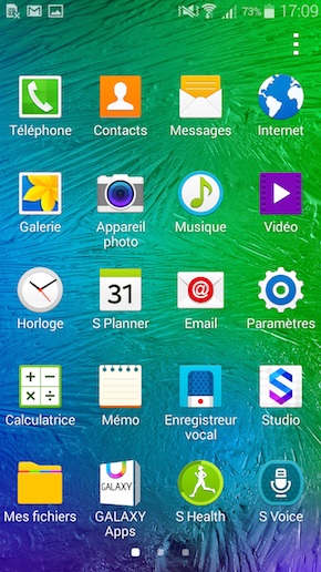 Samsung Galaxy Alpha Interface