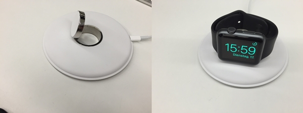 Apple Watch : bientôt une station de charge officielle ?