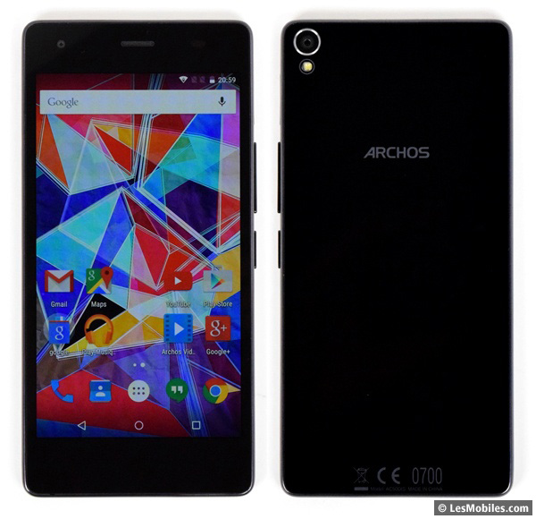 Archos Diamond S : avant / arrière