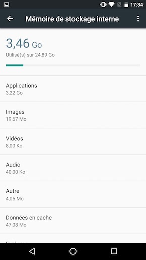 Google Nexus 5X performances