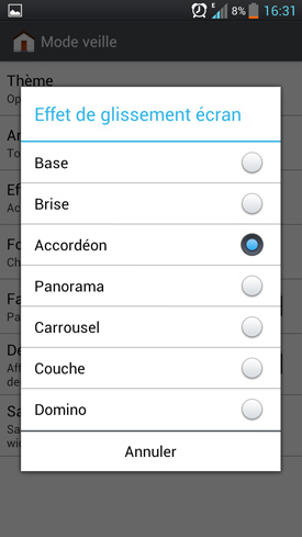 Test LG Optimus 4X HD : capture d?écran du système d'exploitation