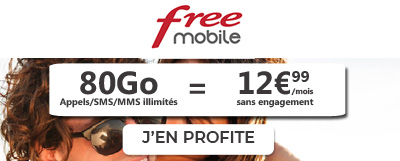 Forfait Free 80Go