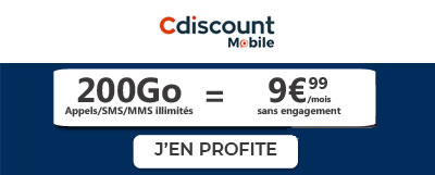 Forfait 200Go Cdiscount