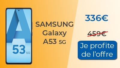 Le prix du Samaung Galaxy A53 est en baisse