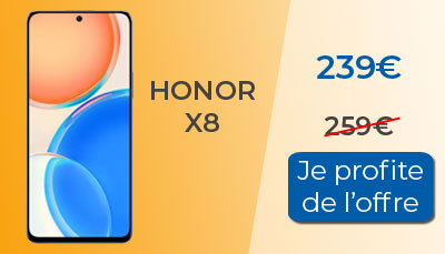 L'Honor X8 est au meilleur prix chez Boulanger