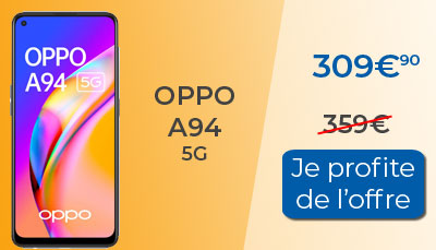 Oppo A94 5G en promo chez Rakuten