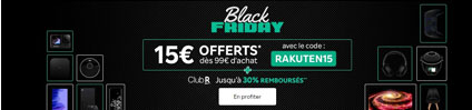 Le Black Friday chez Rakuten