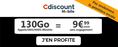 Cdiscount Mobile 130Go