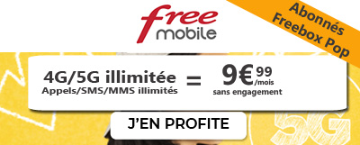 Abonne Freebox Pop Forfait 5G illimite