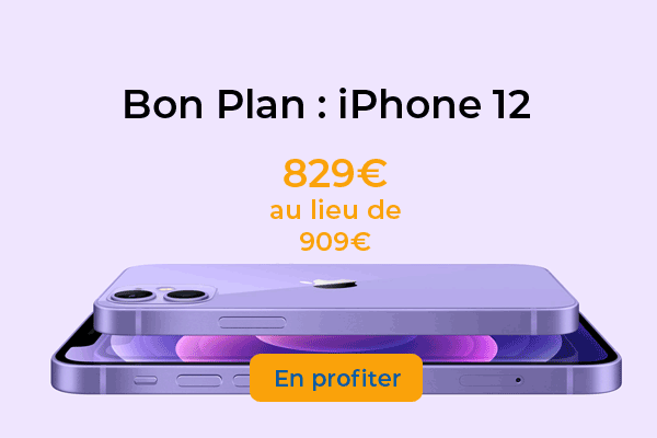 Le tout nouveau iPhone 12 mauve à 829€ seulement chez RED by SFR